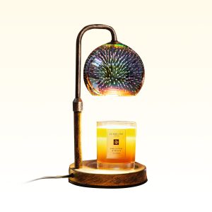 Glocusent Magic Castle Candle Warmer Lamp 3D Glass Blooming U.S. Only